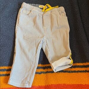 Baby Boden Blue and White Striped boys Pants